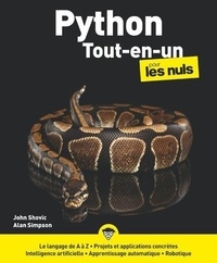 John Shovic et Alan Simpson - Python Tout en un Pour les Nuls.