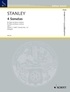 John Stanley - Edition Schott  : Four Sonatas - flute and basso continuo..