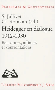 Heidegger en dialogue 1912-1930