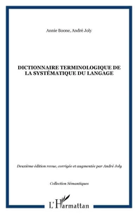 Dictionnaire terminologique de la systématique du langage