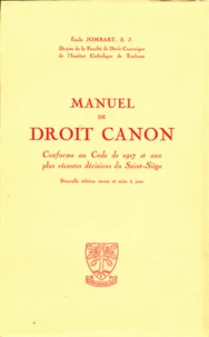 Manuel de droit canon