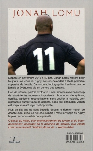 Jonah Lomu. L'autobiographie