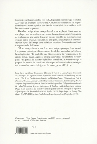 Entre dessin et estampe. Edgar Degas et la redécouverte du monotype au XIXe siècle