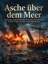 Asche über dem Meer