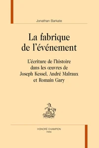 La fabrique de l'événement