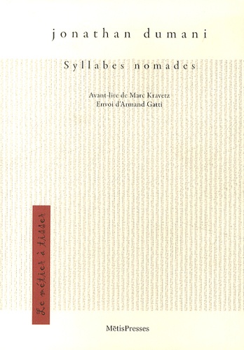 Jonathan Dumani - Syllabes nomades.