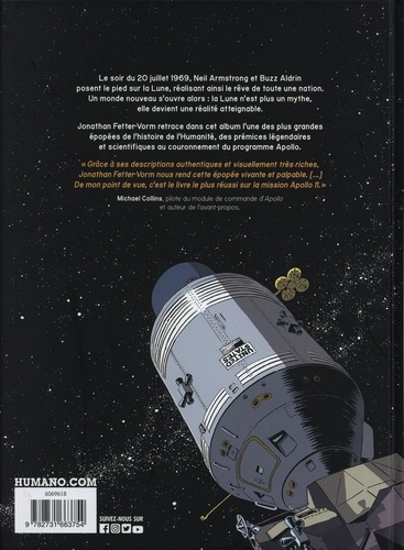 Histoire d'Apollo XI en bande dessinée. Comment on a marché sur la lune