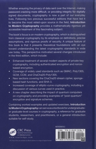 Introduction to Modern Cryptography 3rd edition