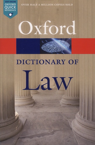 Jonathan Law - A Dictionary of Law.