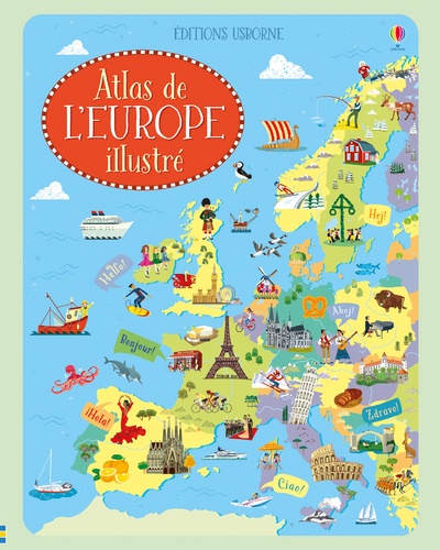 Jonathan Melmoth et Brian Fitzgerald - Atlas de l'Europe illustré.