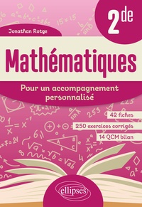Pdf e book téléchargement gratuit Mathématiques 2de  - Pour un accompagnement personnalisé par Jonathan Rotge