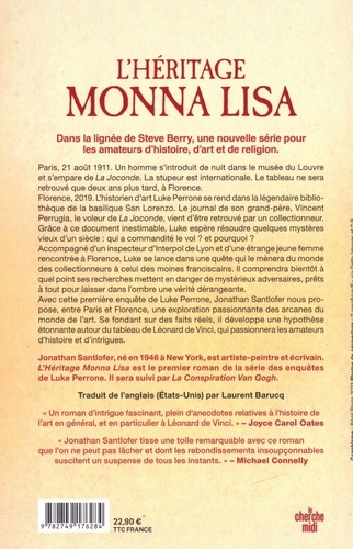 L'héritage Monna Lisa. Les enquêtes de Luke Perrone
