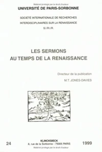 Les Sermons Au Temps De La Renaissance