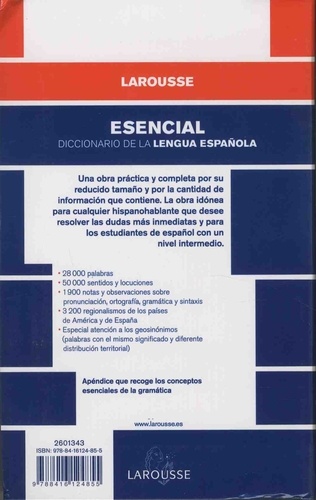 Diccionario de la lengua espanola Larousse esencial