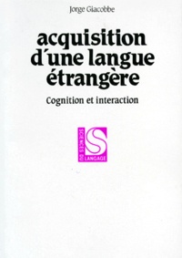 Histoiresdenlire.be ACQUISITION D'UNE LANGUE ETRANGERE. Cognition et interaction Image