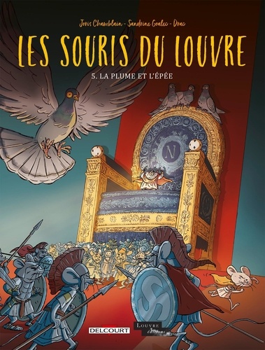 Les souris du Louvre Tome 5 La plume et l'épée