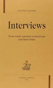 Interviews/ Joris-Karl Huysmans