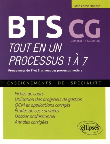 BTS CG. Tout en un processus 1 à 7