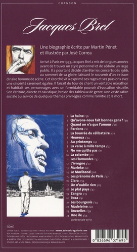 Jacques Brel  avec 1 CD audio