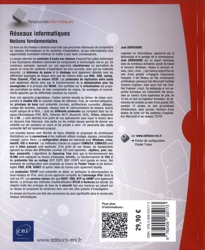 Réseaux informatiques. Notions fondamentales (Protocoles, Architectures, Réseaux sans fil, Virtualisation, Sécurité, IPv6...) 9e édition