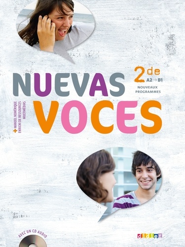 José Inzaurralde et Stéphane Anorga - Espagnol 2e Nuevas Voces - A2-B1. 1 CD audio
