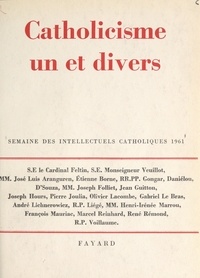 José Luis Aranguren et Etienne Borne - Catholicisme un et divers - Semaine des intellectuels catholiques, 8 au 14 novembre 1961.