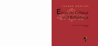 Essais de critique et d'esthétique