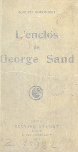 Joseph Ageorges et Marguerite Ageorges d'Escola - L'Enclos de George Sand.