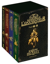 Joseph Delaney - L'Epouvanteur  : Coffret en 4 volumes : Tome 1, L'apprenti épouvanteur ; tome 2, La malédiction de l'épouvanteur ; tome 3, Le secret de l'épouvanteur ; tome 4, Le combat de l'épouvanteur - Avec 4 cartes postales collectors.