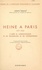 Heine à Paris, 1831-1856. D'après sa correspondance et les témoignages de ses contemporains