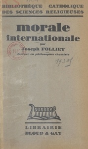 Joseph Folliet - Morale internationale.