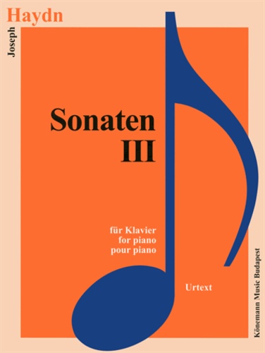 Joseph Haydn - Haydn - Sonate III pour piano - Partition.