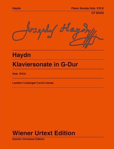 Joseph Haydn - Klaviersonate - Nach den Quellen hrsg. von Christa Landon und Ulrich Leisinger. Hob. XVI:6. piano..