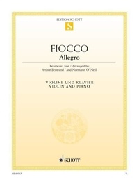 Joseph-hector Fiocco - Allegro - violin and piano..