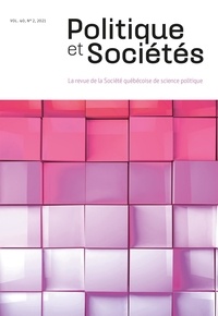 Joseph Keutcheu et Alexandre Couture Gagnon - Politique et Sociétés  : Politique et Sociétés. Vol. 40 No. 2,  2021.