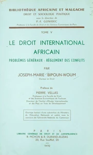 Le droit international africain