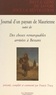 Joseph-Marie Féaz et Francis Tracq - Journal d'un paysan de Maurienne - Suivi de Des choses remarquables arrivées à Bessans.