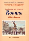 Joseph Prajoux - Essai historique sur le territoire de Roanne.