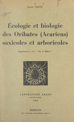Écologie et biologie des Oribates (acariens) saxicoles et arboricoles