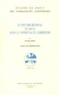 Le pouvoir régional et local dans la communauté européenne