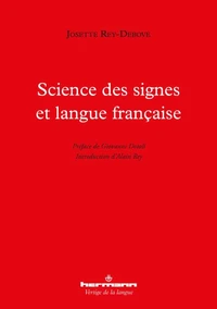 Science des signes et langue française