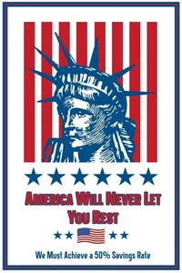America Will Never Let You Rest: We Must Achieve a 50% Savings Rate