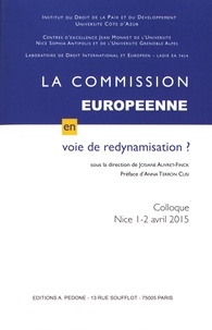 Josiane Auvret-Finck - La Commission européenne en voie de redynamisation ? - Colloque international de Nice des 1er et 2 avril 2015.