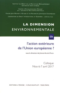 La dimension environnementale de l'action extérieure de l'Union européenne