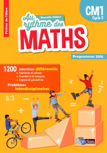 Au Rythme Des Maths Cm1 Fichier De Lélève Programmes 2016 Grand Format - 