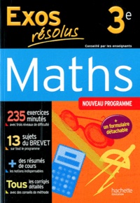 Josyane Curel et Paul Fauvergue - Maths 3e.