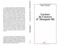 Lectures de l'oeuvre d'Hampaté Bâ