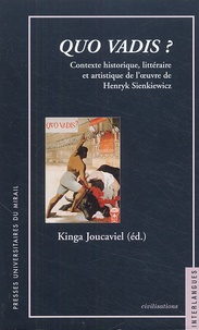  JOUCAVIEL K - Quo Vadis ? - Contexte historique, littéraire et artistique de l'oeuvre de Henryk Sienkiewicz.