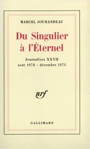 Du singulier à l'éternel