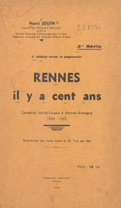 Rennes, il y a cent ans